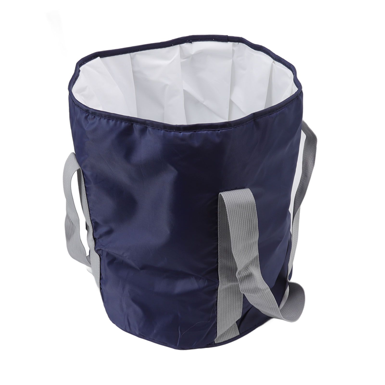 Foldable Foot Tub Polyester Double Layer Collapsible Camping Bucket with view 2