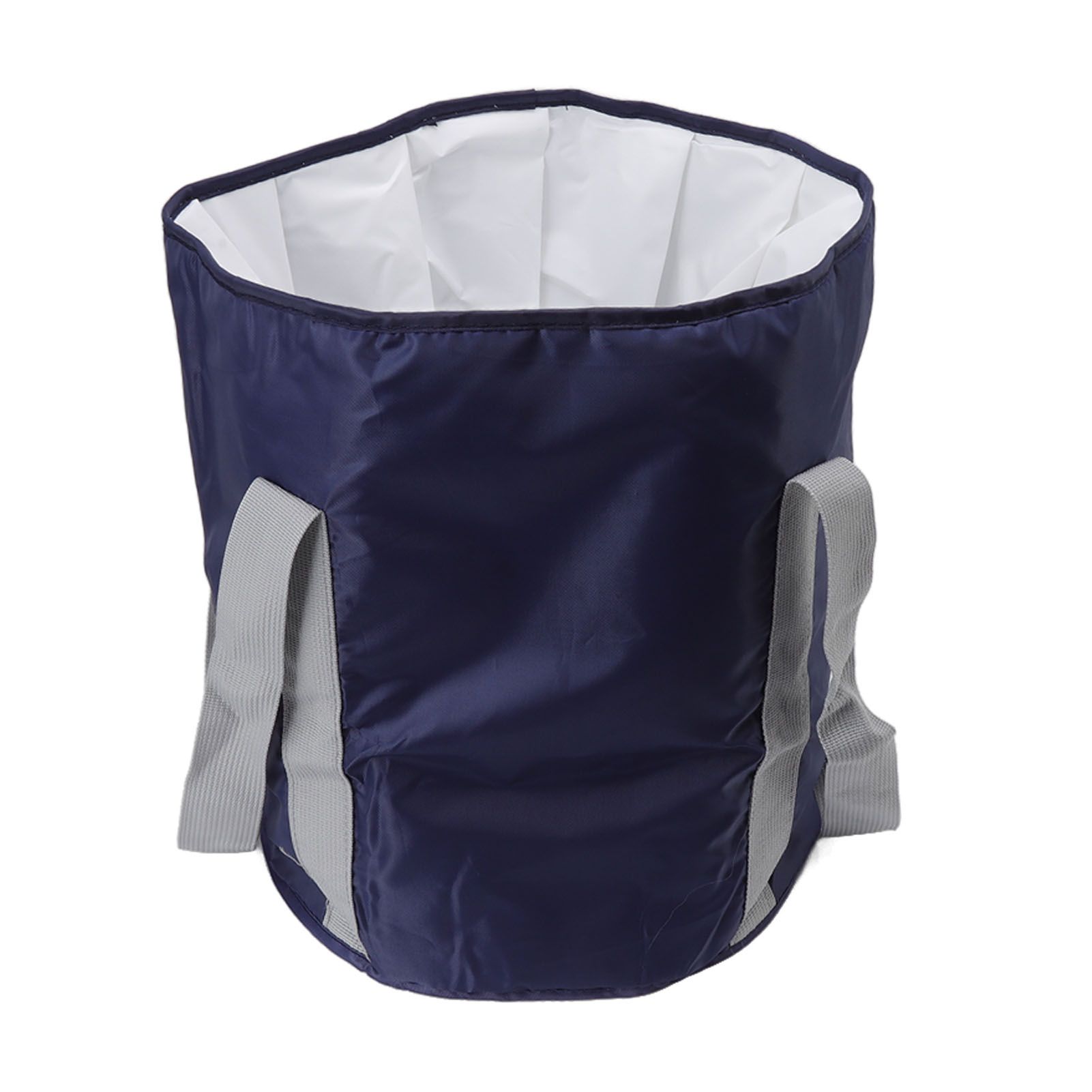 Foldable Foot Tub Polyester Double Layer Collapsible Camping Bucket with view 3