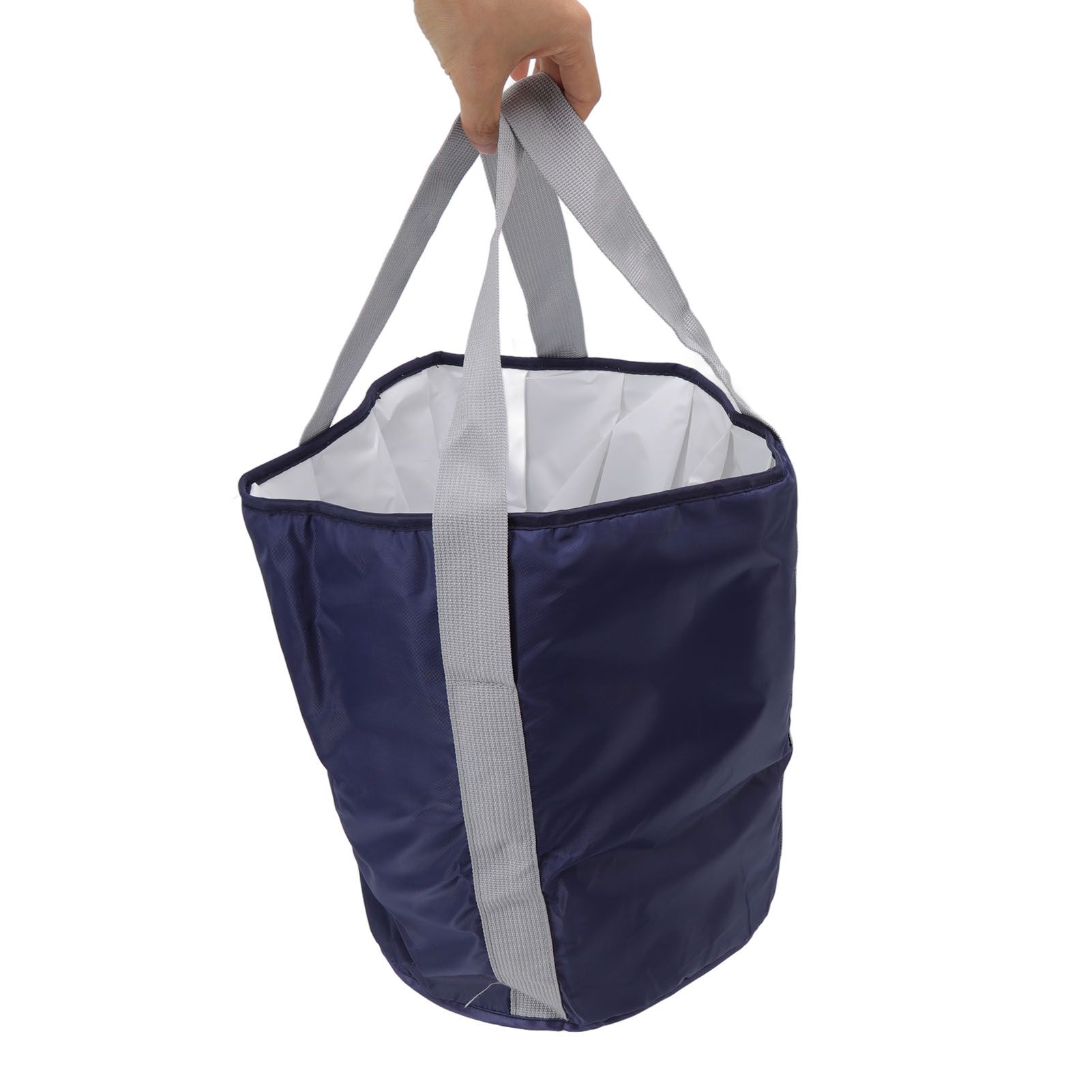 Foldable Foot Tub Polyester Double Layer Collapsible Camping Bucket with view 10