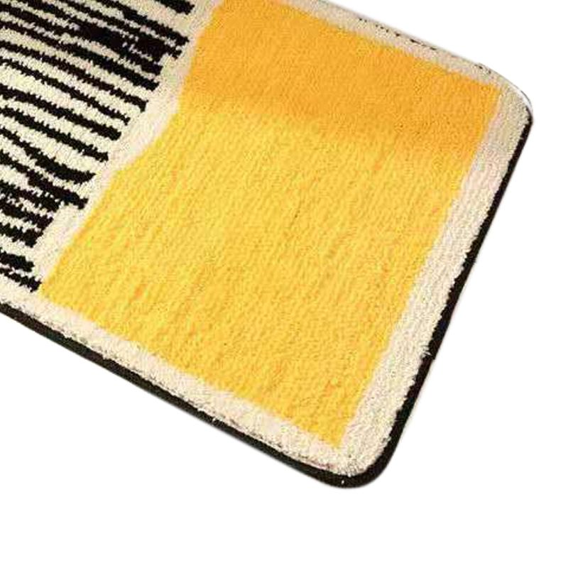 Carpet Rectangular Anti Skid Thickened Comfortable Moisture Absorbing Washable view 3