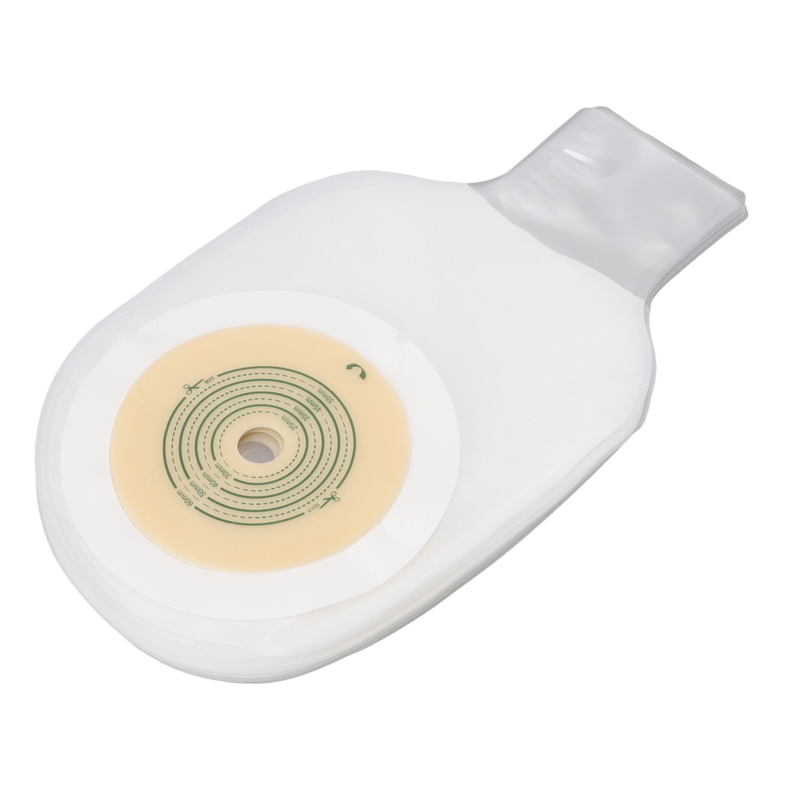 10pcs Colostomy Bags Double Layer Glue One Piece Molding Drainable Pouches for view 3