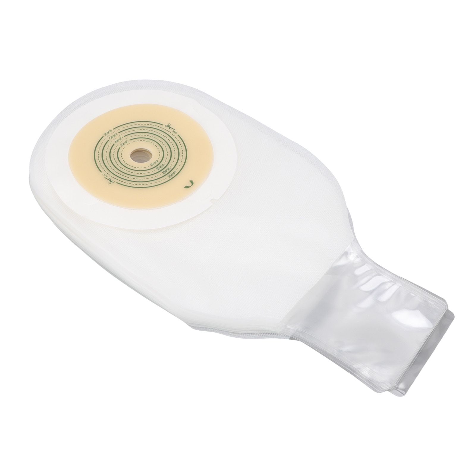 10pcs Colostomy Bags Double Layer Glue One Piece Molding Drainable Pouches for view 4
