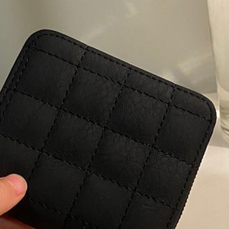 Wallet PU Leather Large Capacity 2 Fold 8 Card Slot Zipper Design for Keys view 4