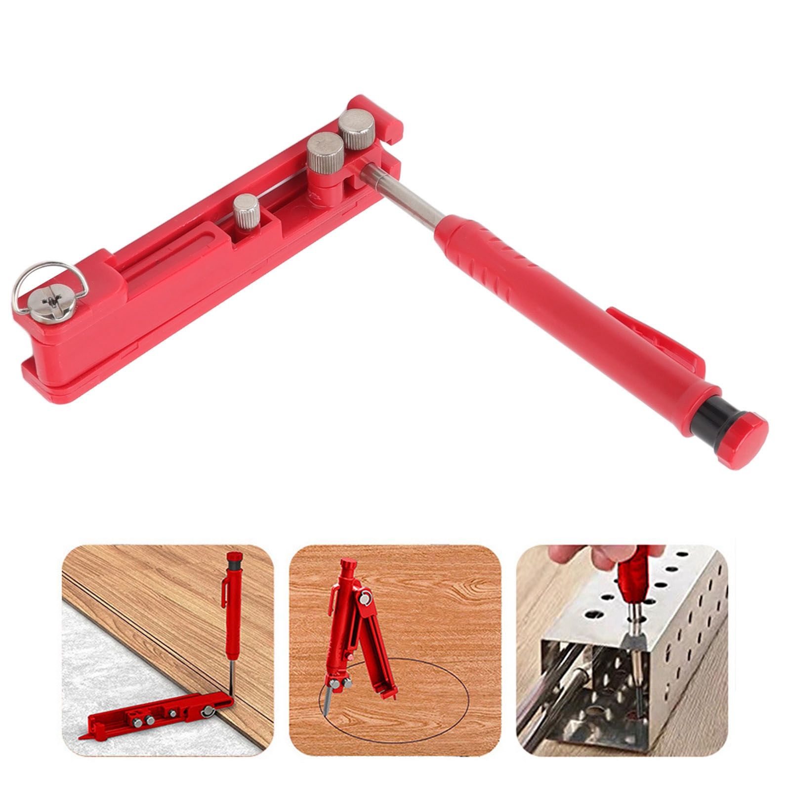 Carpenter Pencils Multifunctional Free Adjustment Compact Portable Scribe Tool view 11