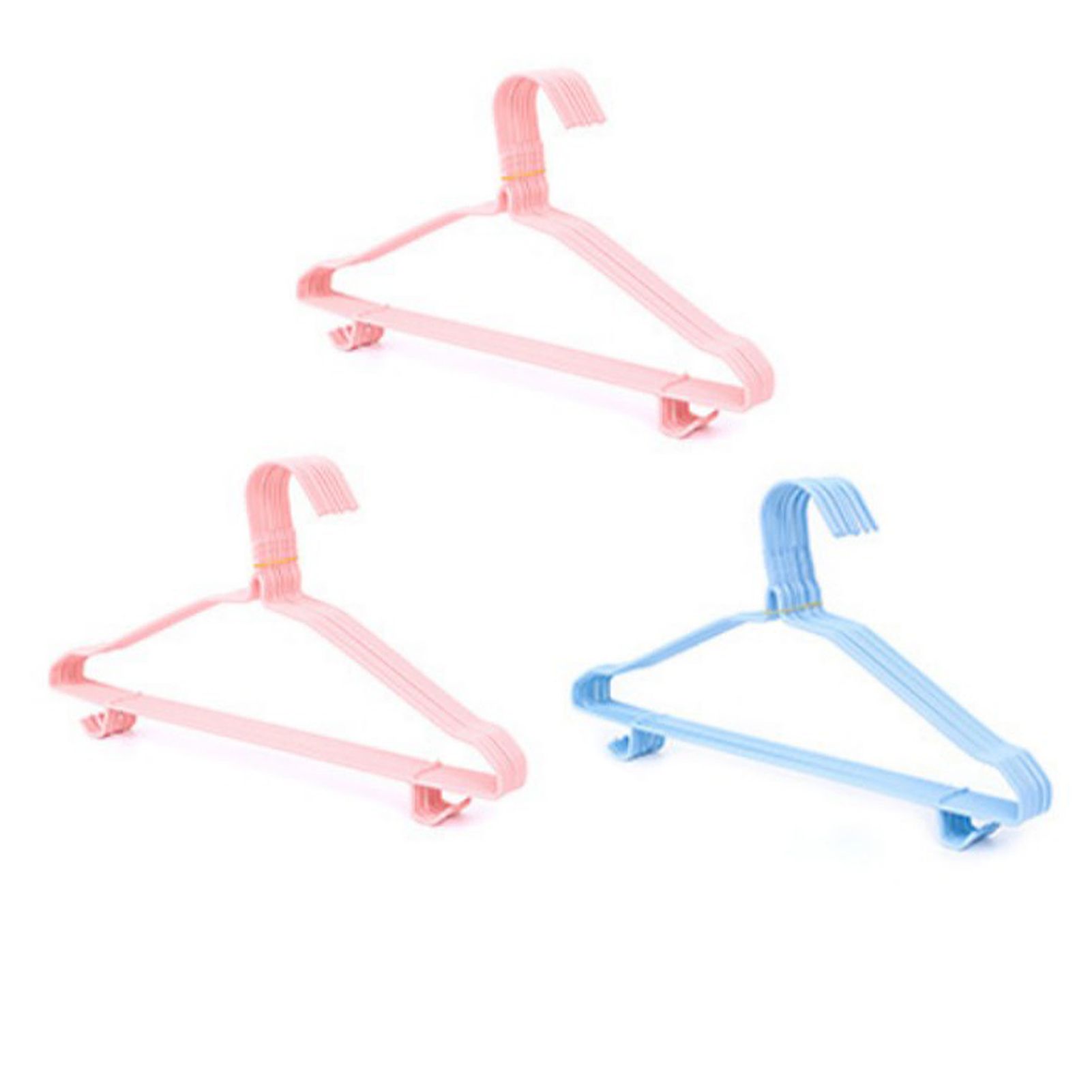 30 Pcs Clothes Hangers Hook Design Anti Skid Environmentally Friendly Metal view 2