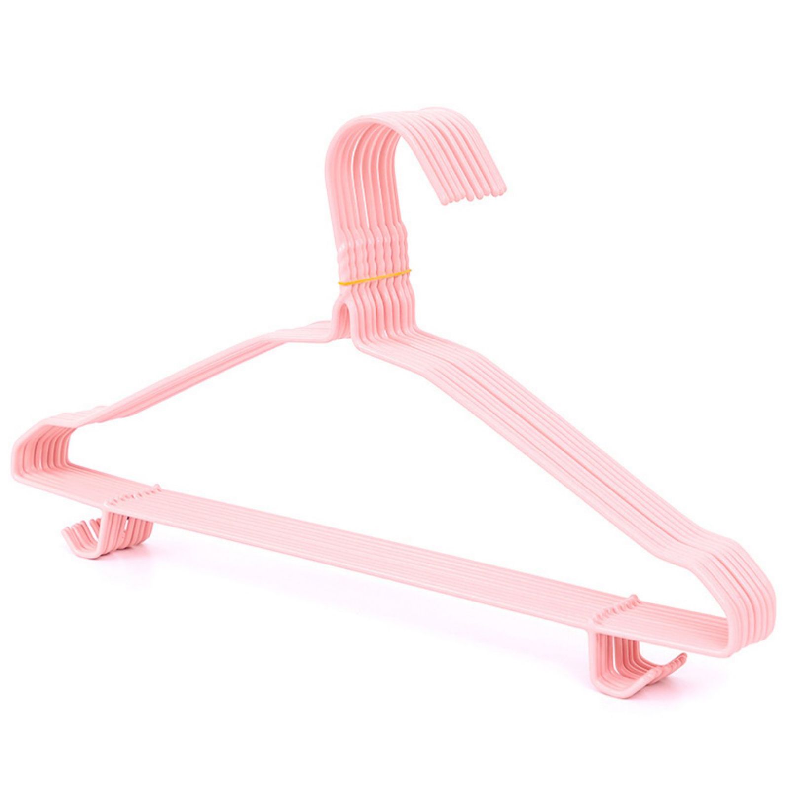 30 Pcs Clothes Hangers Hook Design Anti Skid Environmentally Friendly Metal view 3