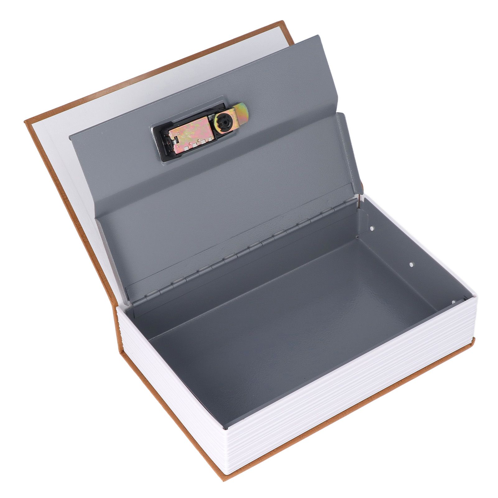 Book Safe Case Simulation Portable Safe Storage Box with Combination Lock for view 8