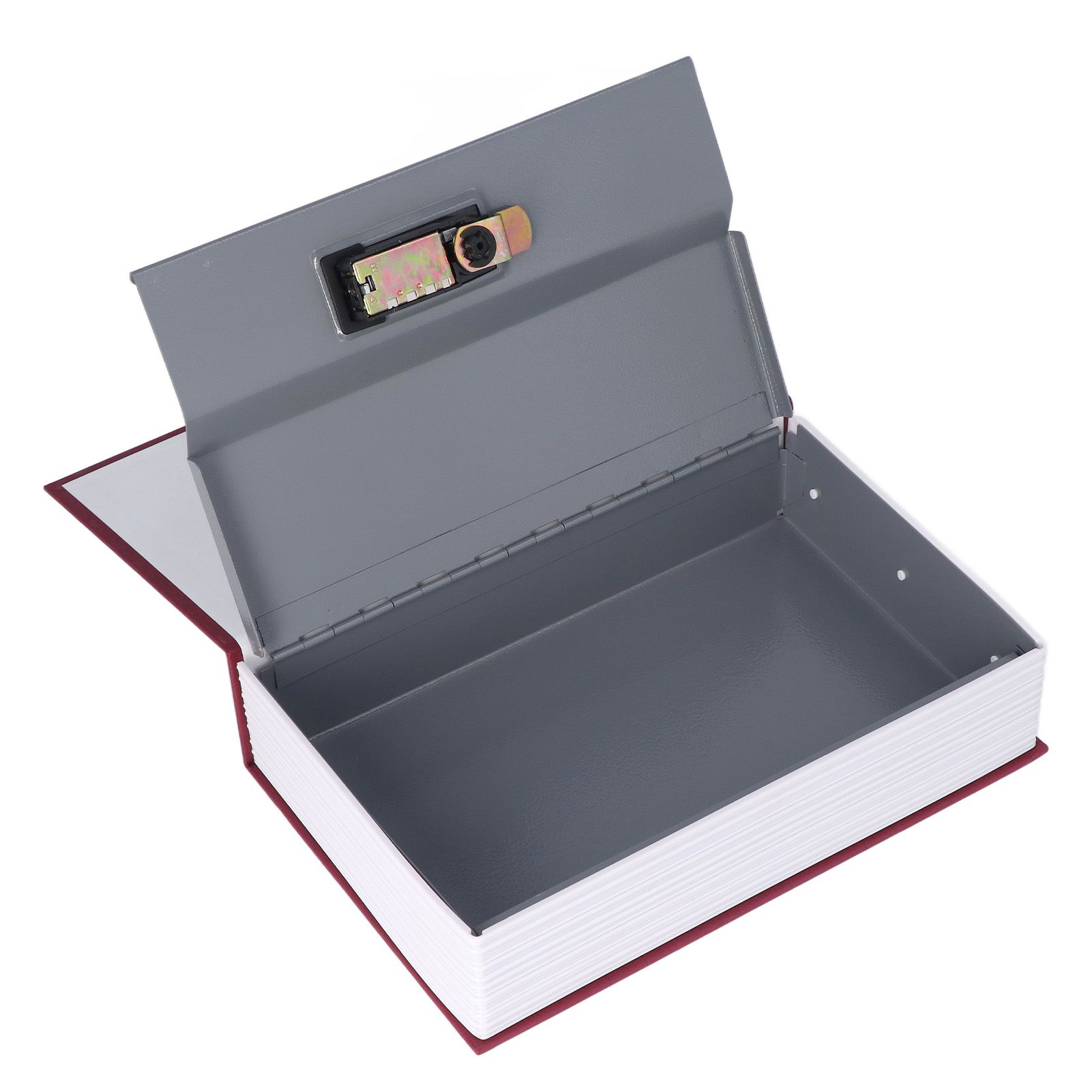 Book Safe Case Simulation Portable Safe Storage Box with Combination Lock for view 5