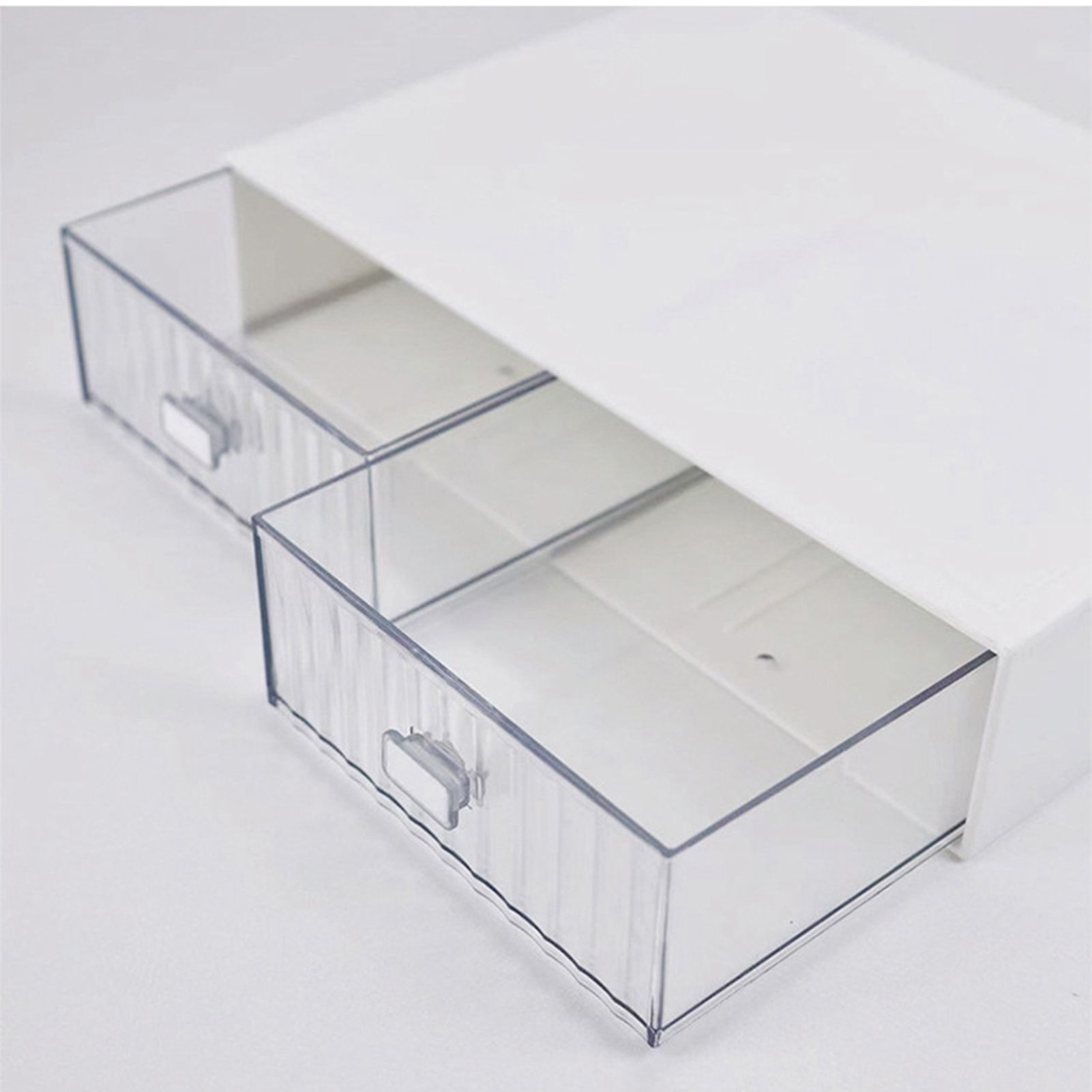 Desktop Drawer Organizer Waterproof Dustproof Plastic DIY Combination Multi view 4