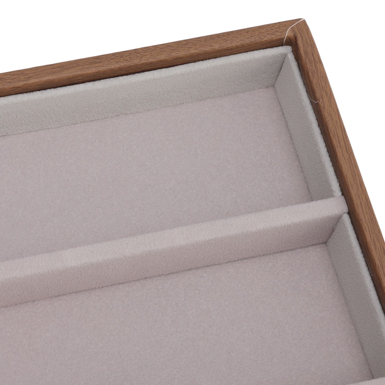 Sunglasses Display Tray PU Wood Grain Sunglasses Storage Case for Home Glasses view 15