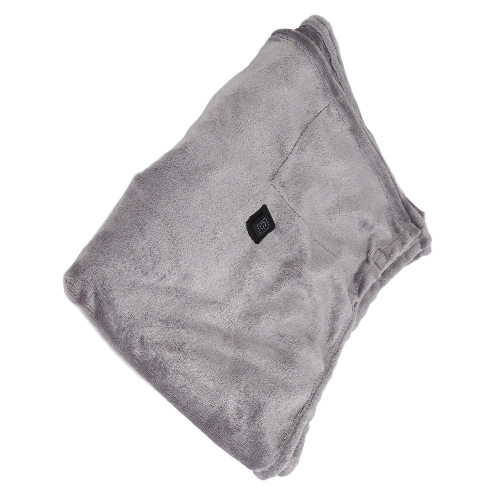 USB Heated Warm Shawl Lightweight Coral Flannel Electric Shoulder Blanket for view 2