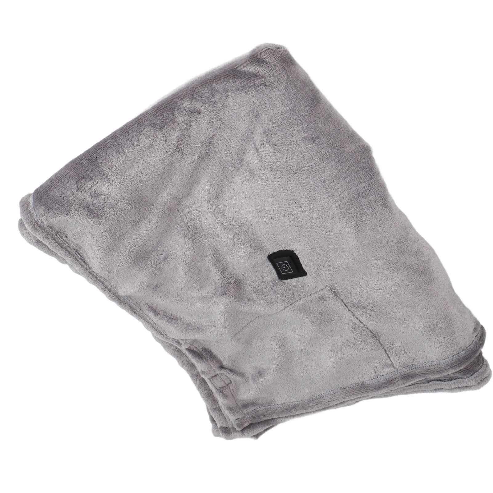 USB Heated Warm Shawl Lightweight Coral Flannel Electric Shoulder Blanket for view 7