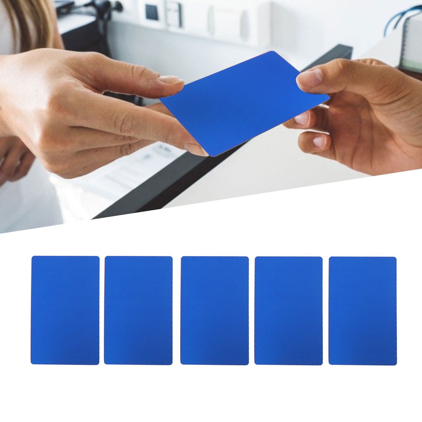 50PCS Business Name Card Laser Engraving Waterproof and Wear Resistant view 11
