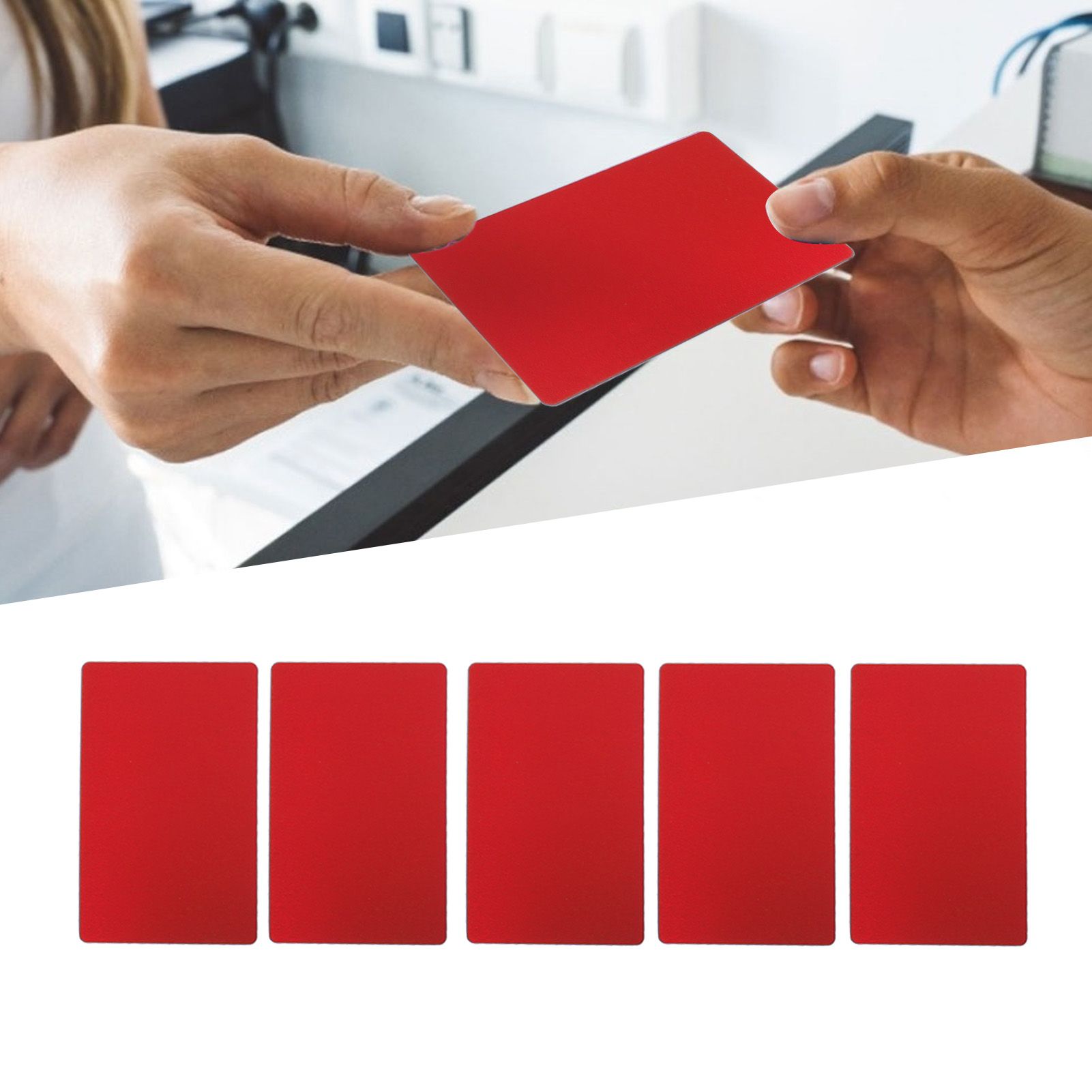 50PCS Business Name Card Laser Engraving Waterproof and Wear Resistant view 11