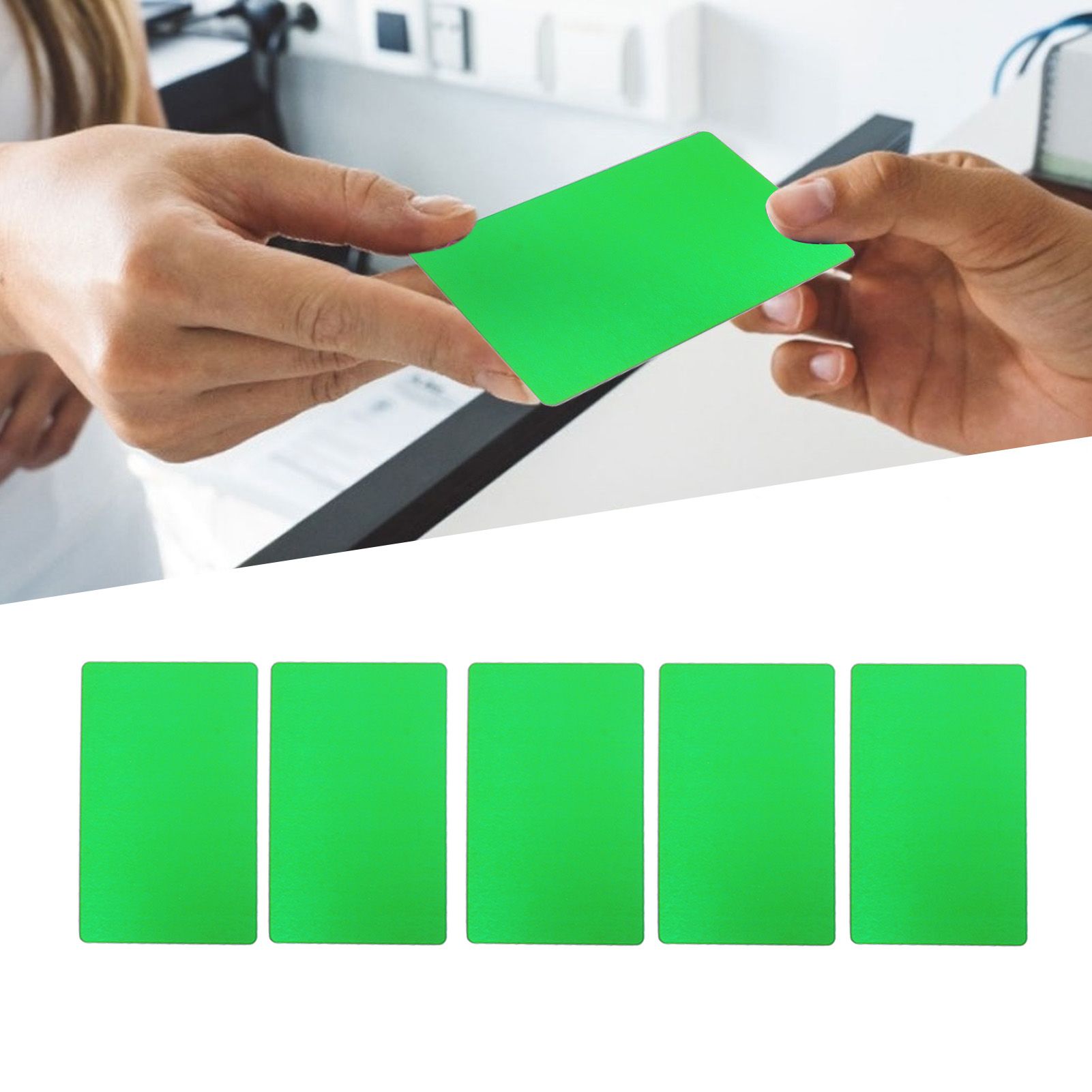 50PCS Business Name Card Laser Engraving Waterproof and Wear Resistant view 11