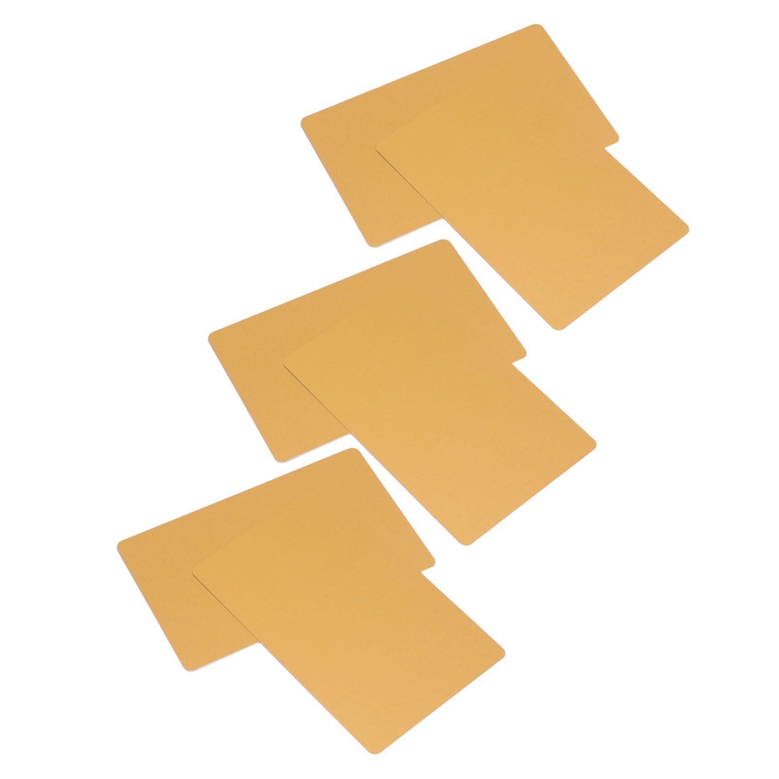 50 Sheets Metal Business Card Heat Transfer Aluminum Business Cards Blanks DIY view 2
