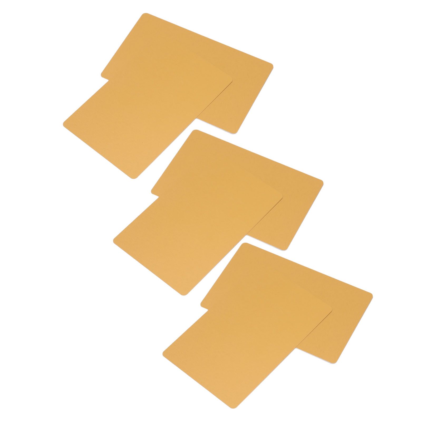 50 Sheets Metal Business Card Heat Transfer Aluminum Business Cards Blanks DIY view 3