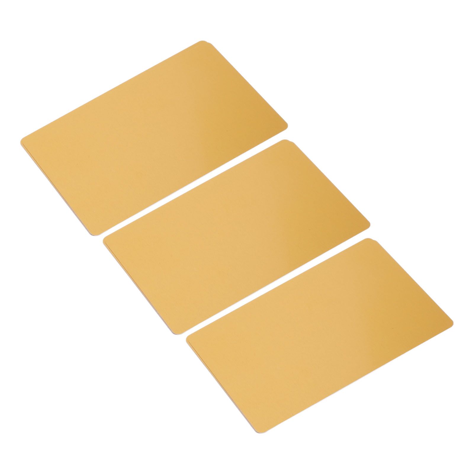 50 Sheets Metal Business Card Heat Transfer Aluminum Business Cards Blanks DIY view 9