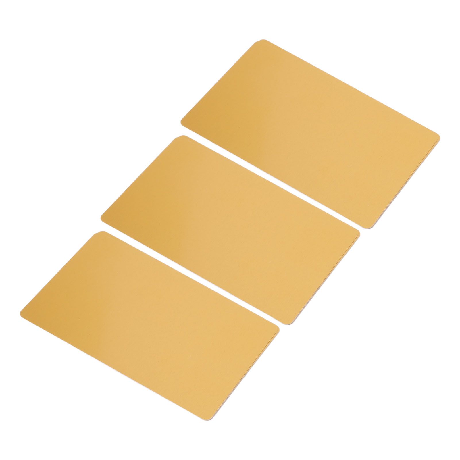 50 Sheets Metal Business Card Heat Transfer Aluminum Business Cards Blanks DIY view 10