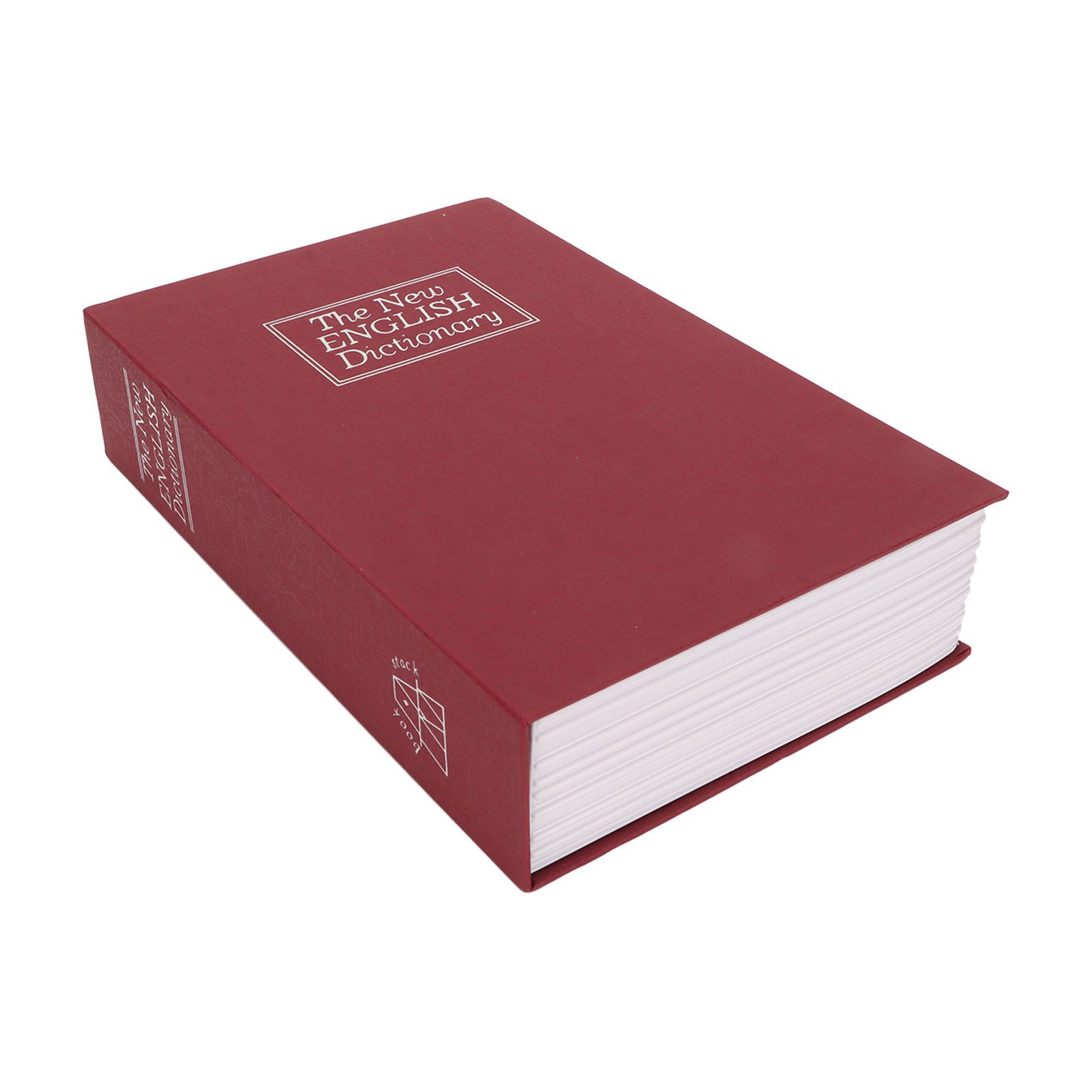 Book Safe Small Diversion Book Safe Storage Lock Box Money Coins Cards Hiding view 3