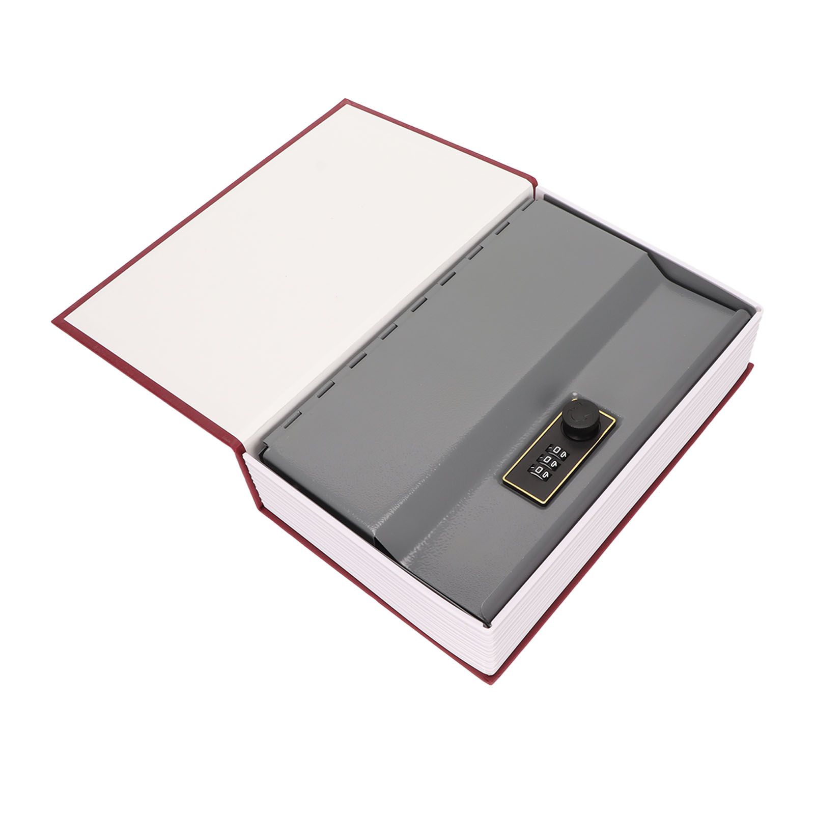 Book Safe Small Diversion Book Safe Storage Lock Box Money Coins Cards Hiding view 5