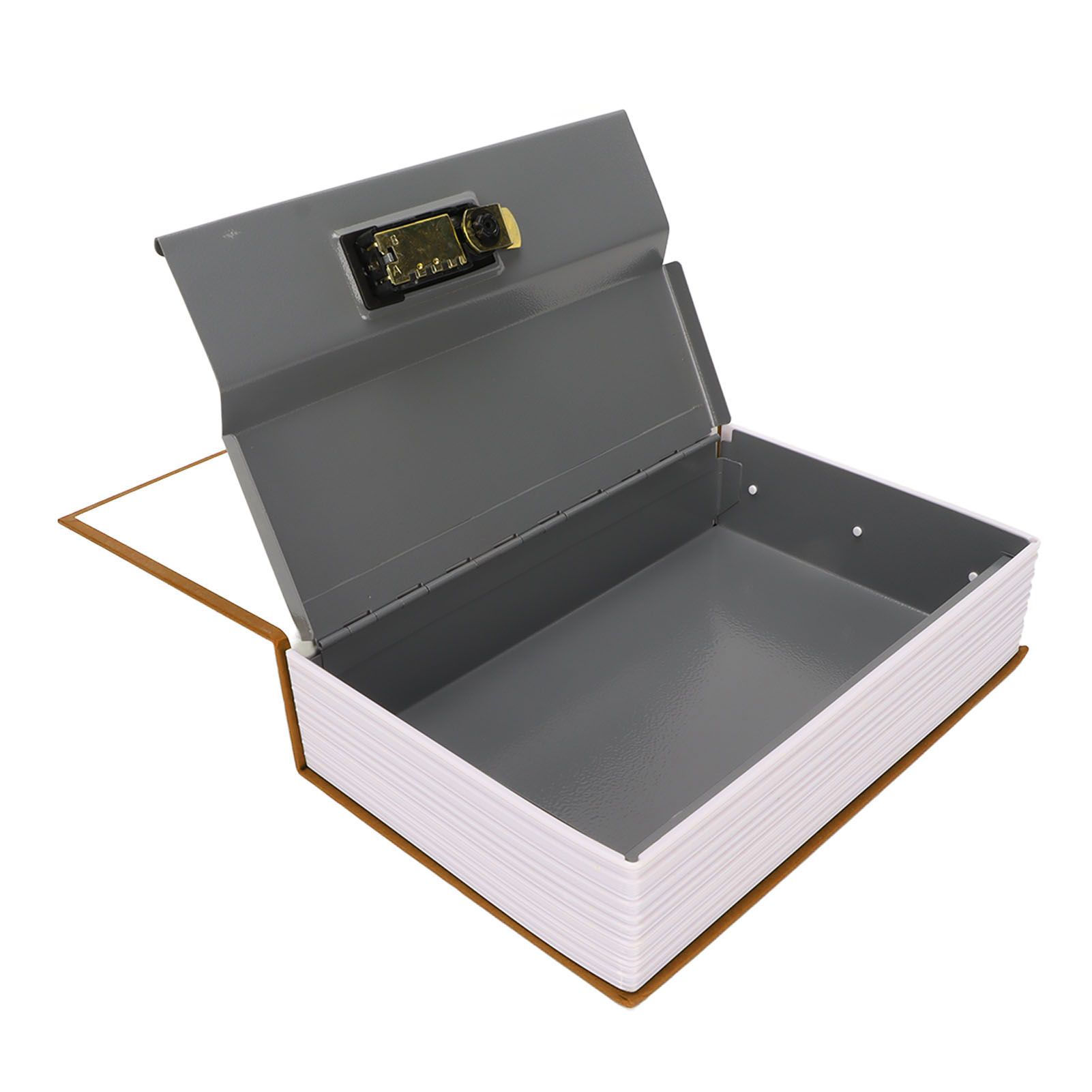 Book Safe Small Diversion Book Safe Storage Lock Box Money Coins Cards Hiding view 6