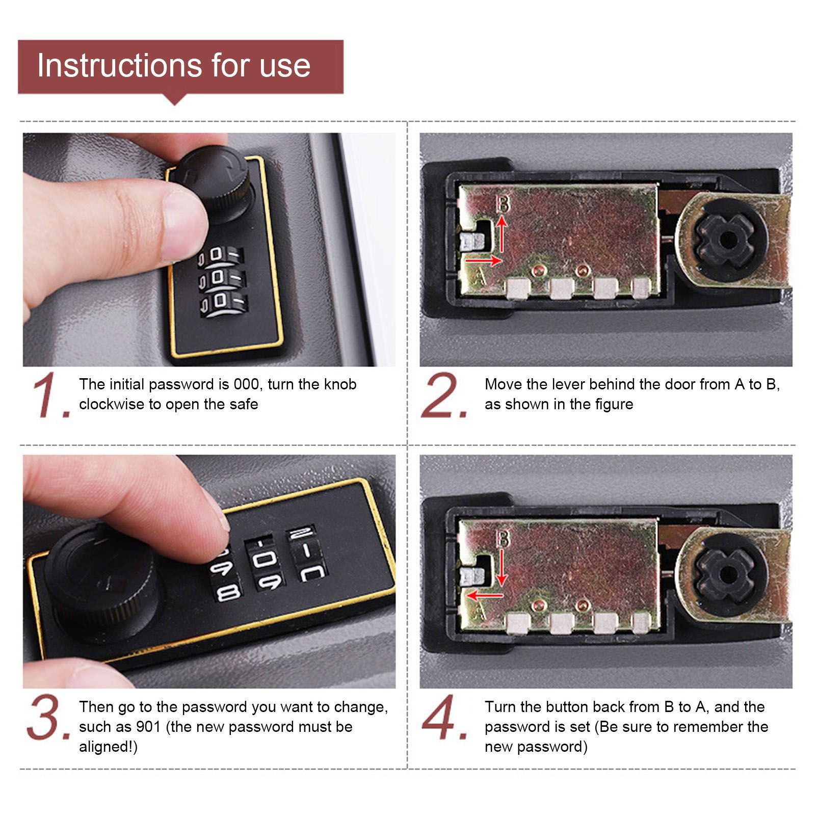 Book Safe Small Diversion Book Safe Storage Lock Box Money Coins Cards Hiding view 14