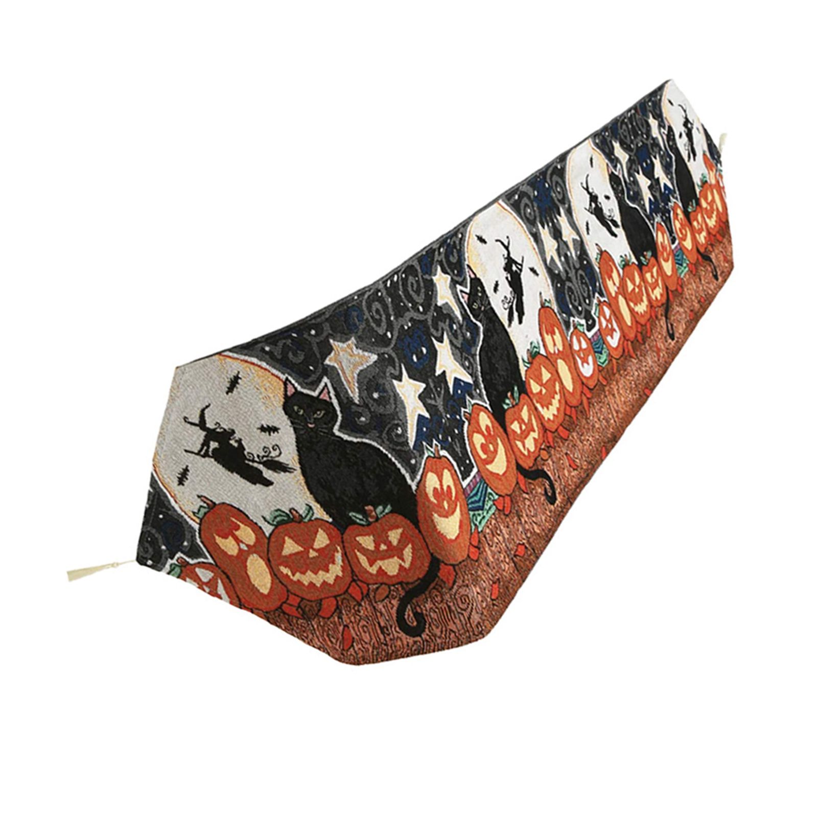 Table Runner Cotton and Linen for Halloween Decorations Home Dining Table 33x180cm view 3
