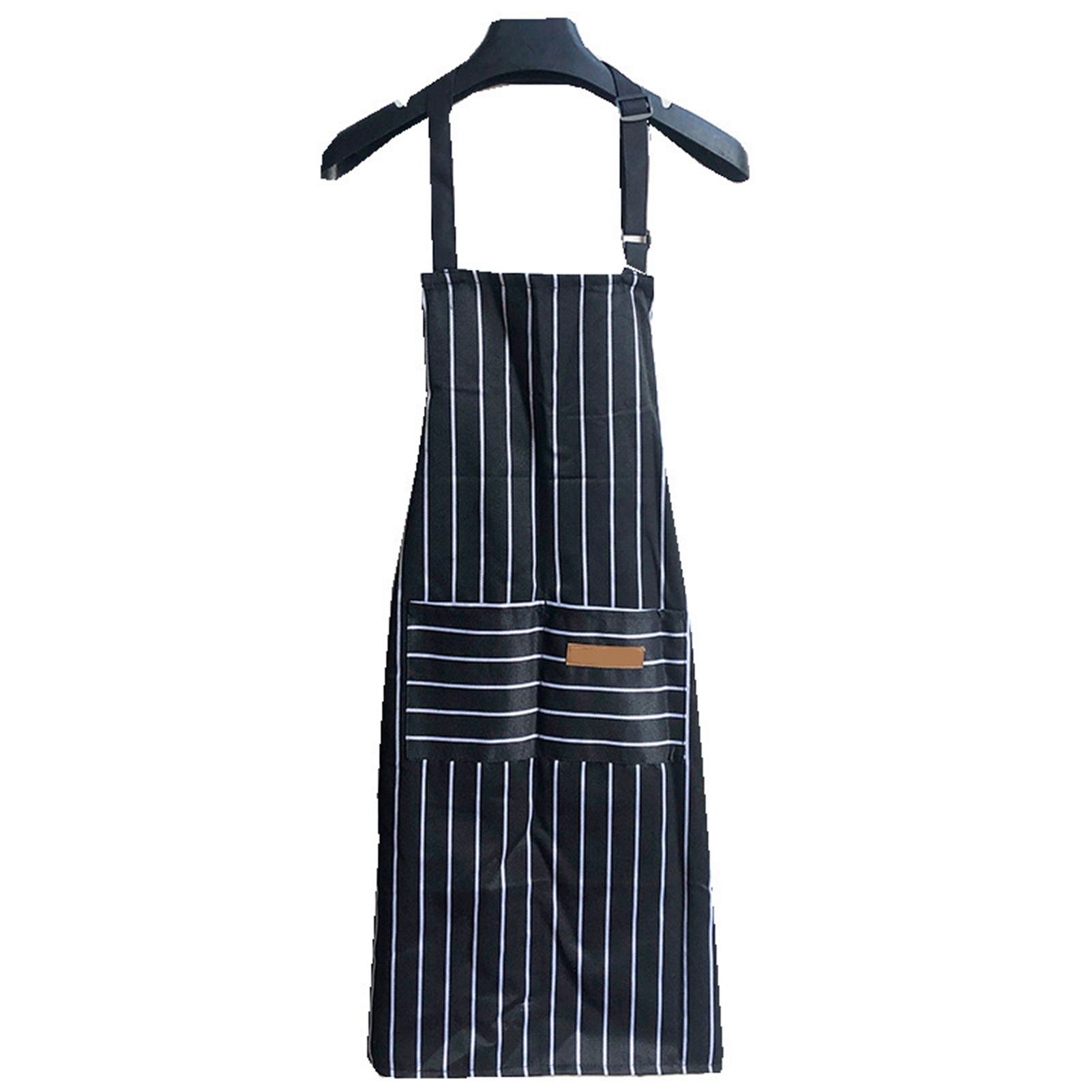 2 Pcs Kitchen Cooking Apron with 2 Pockets Adjustable Bib Chef Apron for Men
