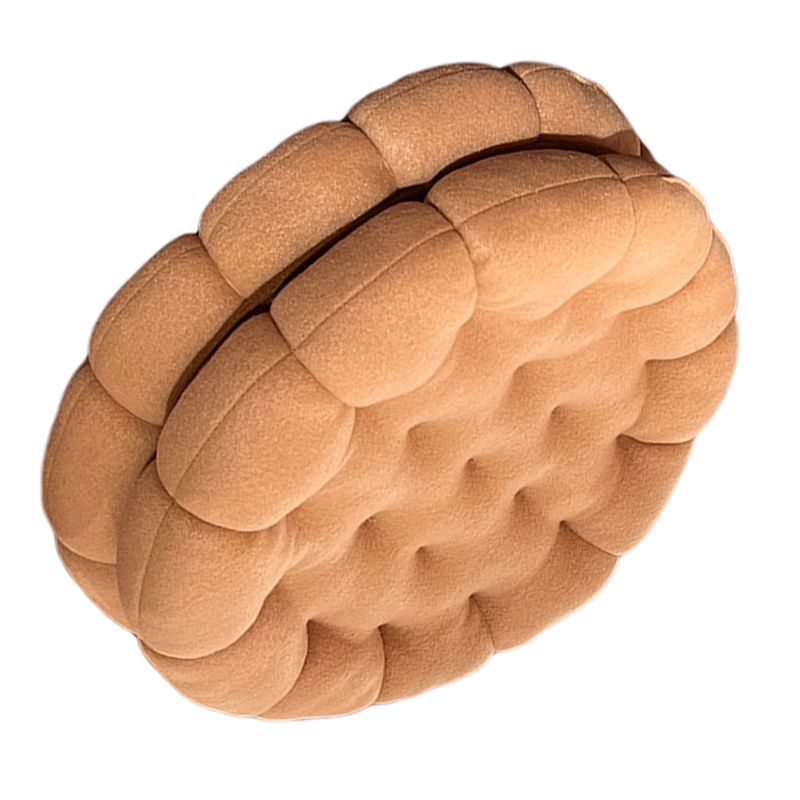 Cookie Cushion Cute Soft Breathable PP Cotton Filling Seating Cushion for view 8