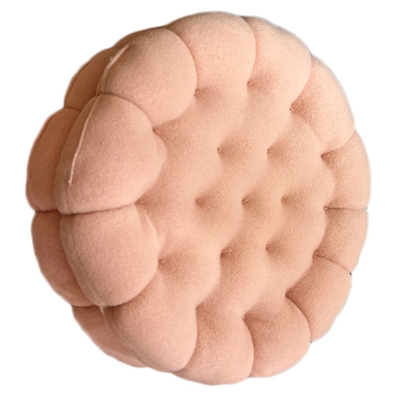 Cookie Cushion Cute Soft Breathable PP Cotton Filling Seating Cushion for view 2