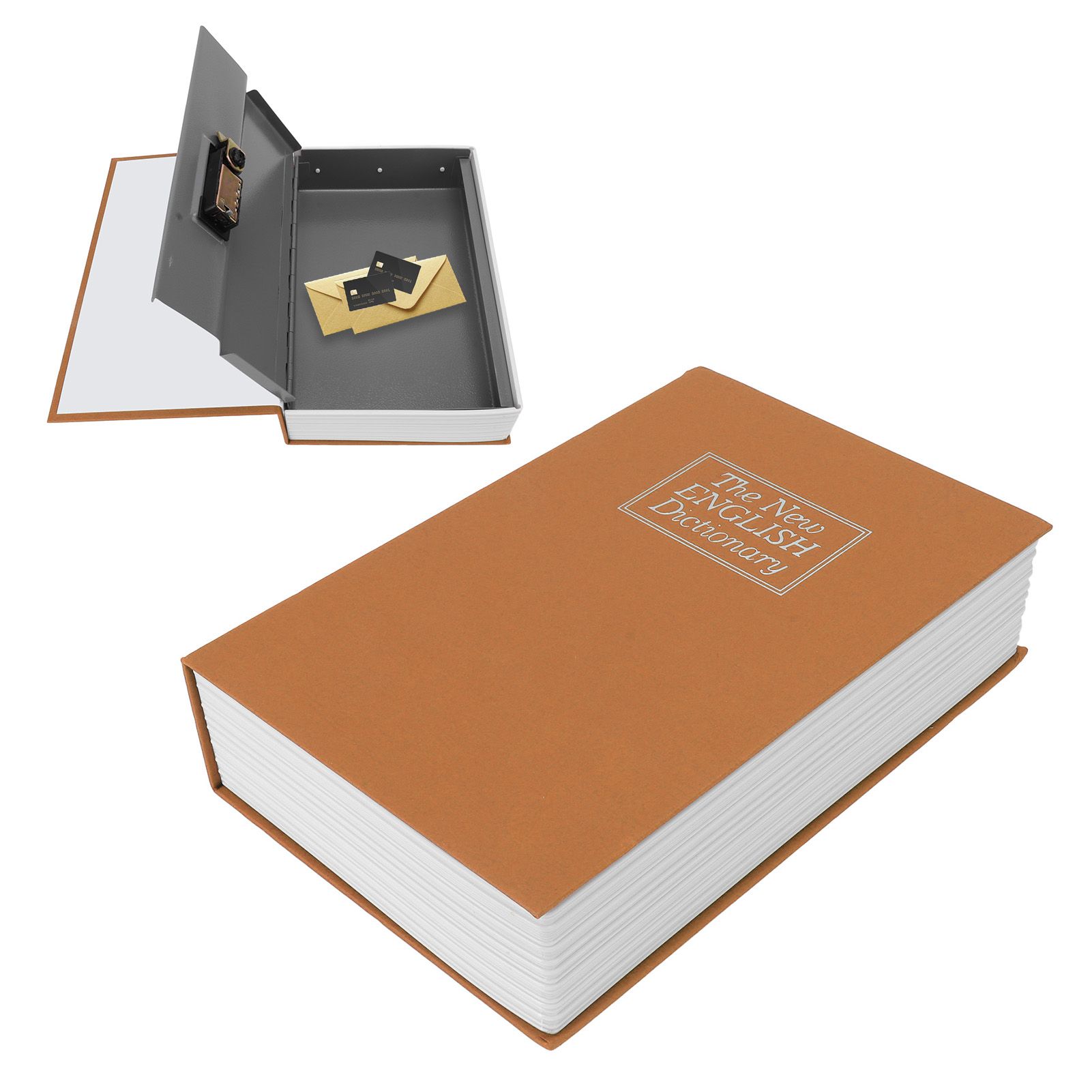 Diversion Book Safe Large Size Dictionary Style Stainless Steel Book Safe view 11