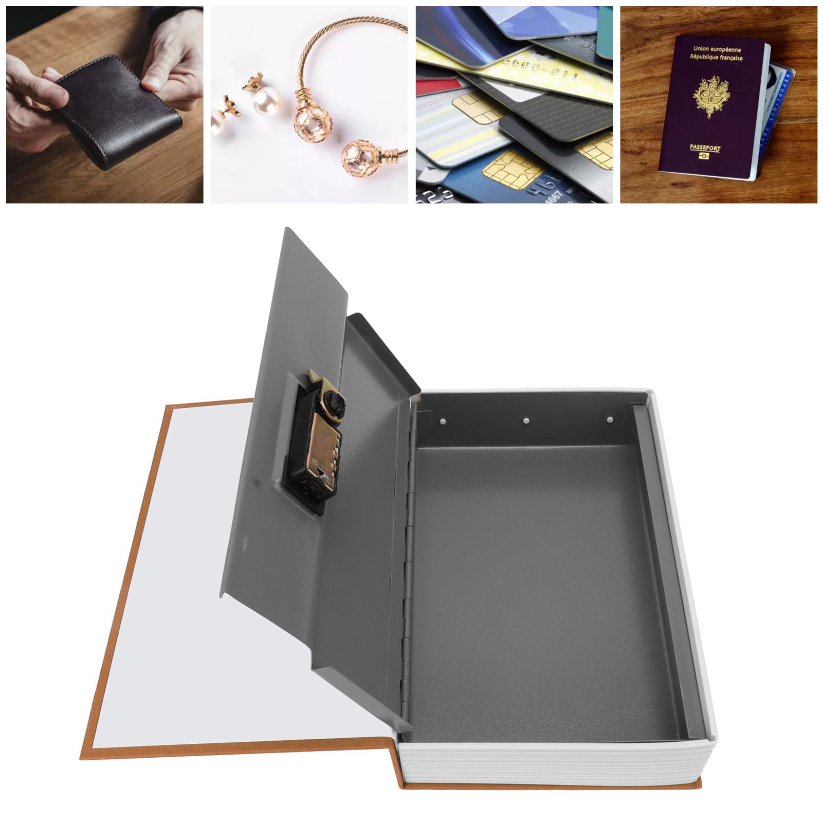 Diversion Book Safe Large Size Dictionary Style Stainless Steel Book Safe view 12