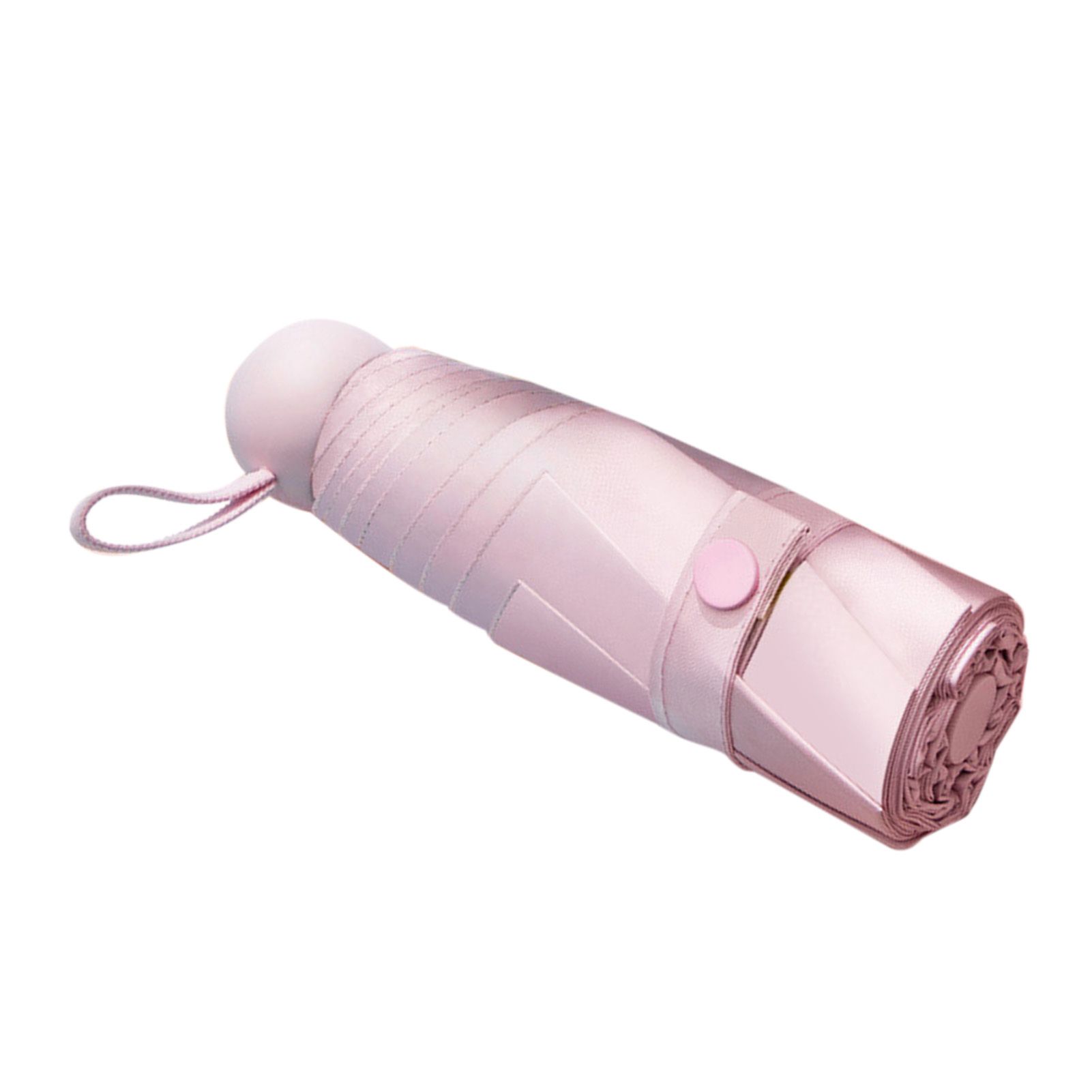 Capsule Umbrella Mini Pocket UV Resistant 2 Use 5 Section 8 Edged Outdoor view 3