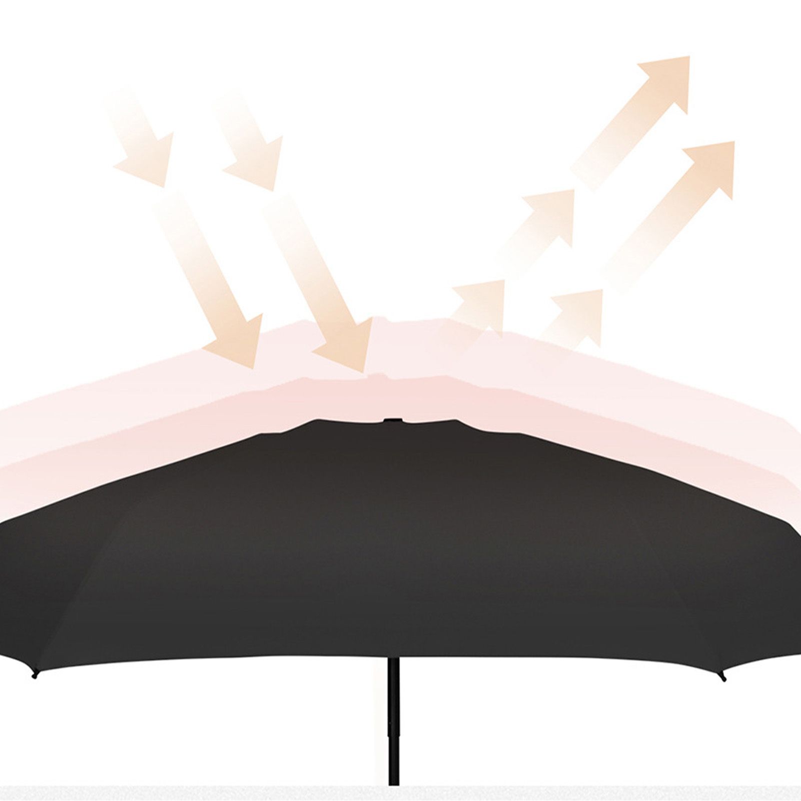 Capsule Umbrella Mini Pocket UV Resistant 2 Use 5 Section 8 Edged Outdoor view 10