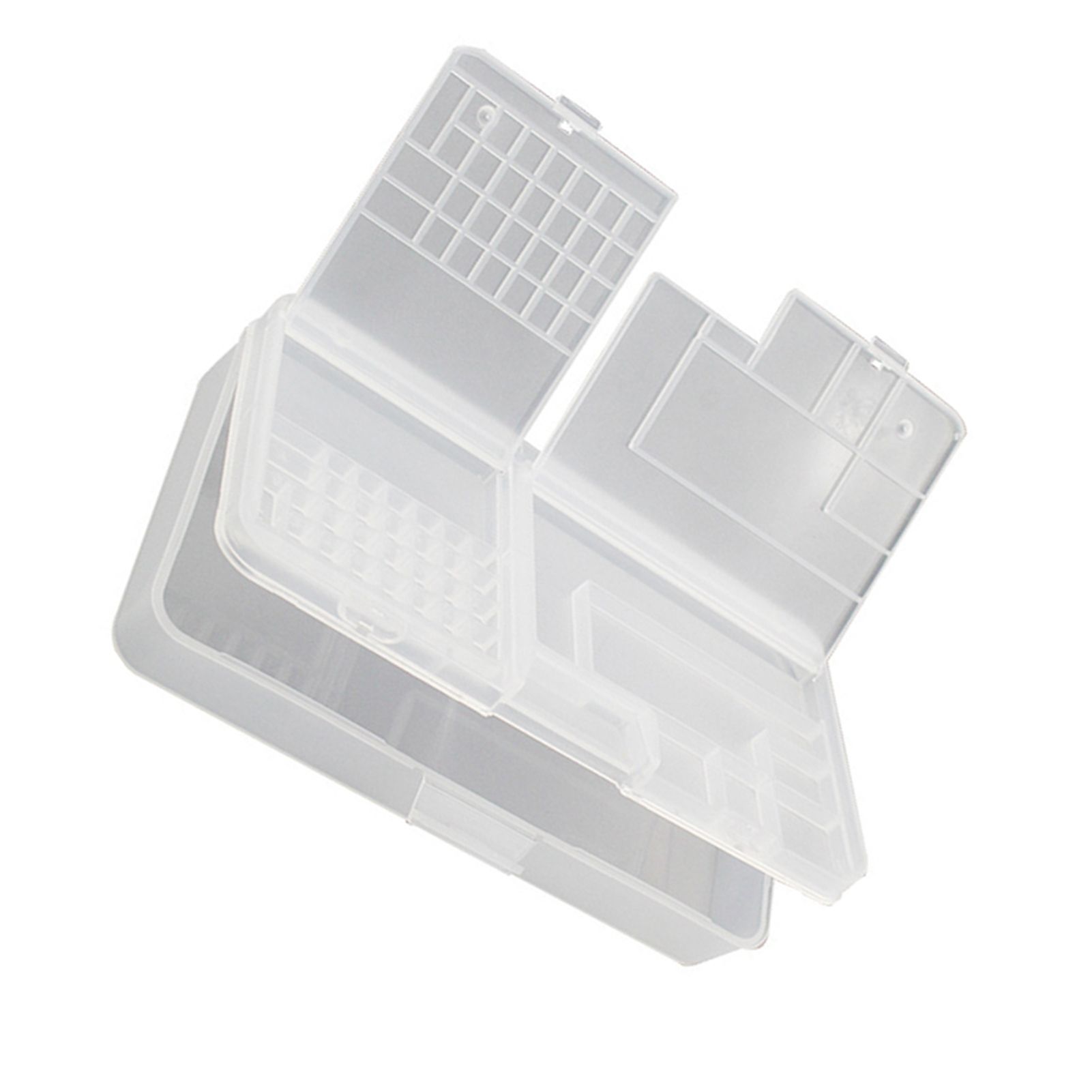 Electronic Components Storage Box Multipurpose Double Layer Rectangular PP view 4