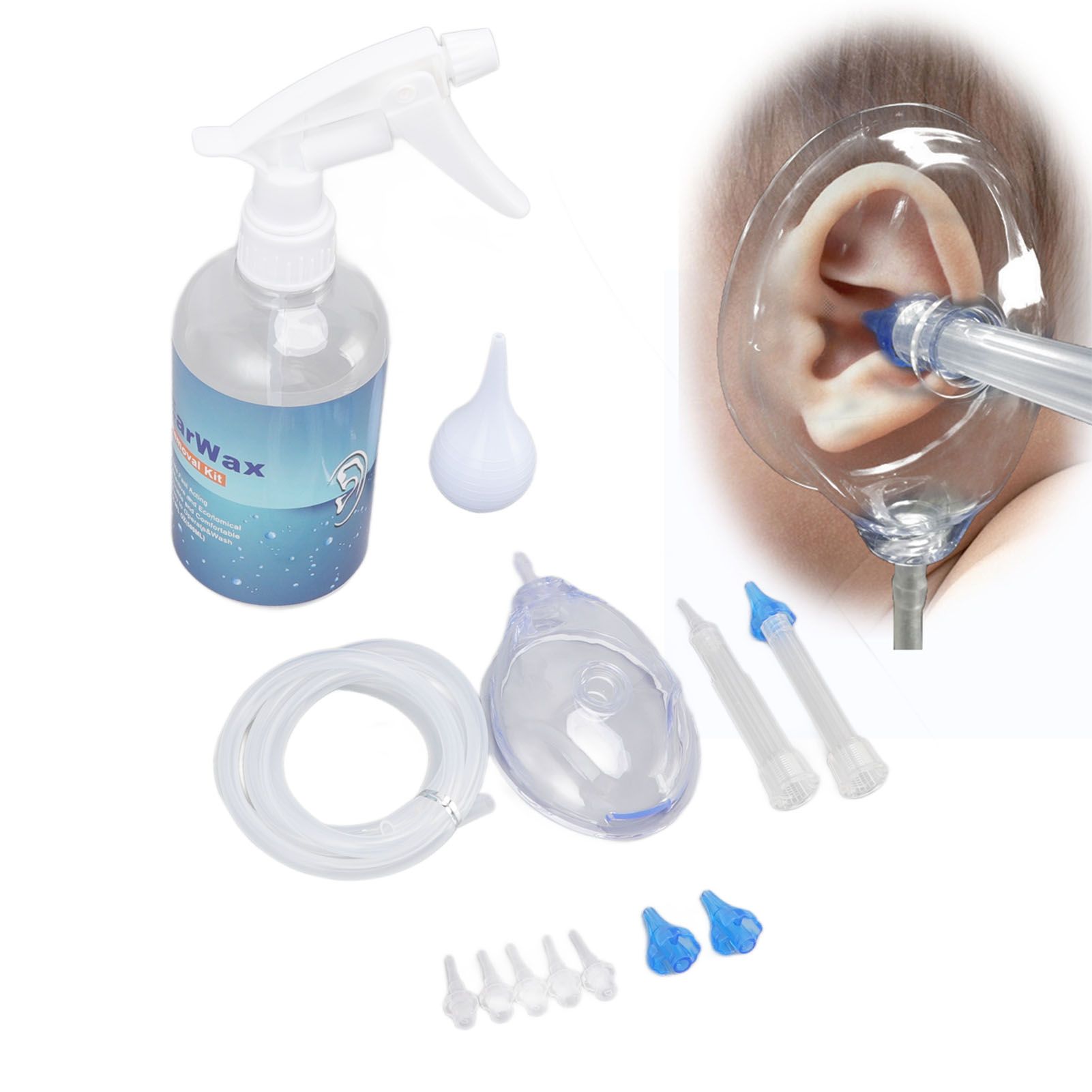Ear Cleaning Kits 500ml Ear Washer Spray Bottle System with Professional Ear view 11