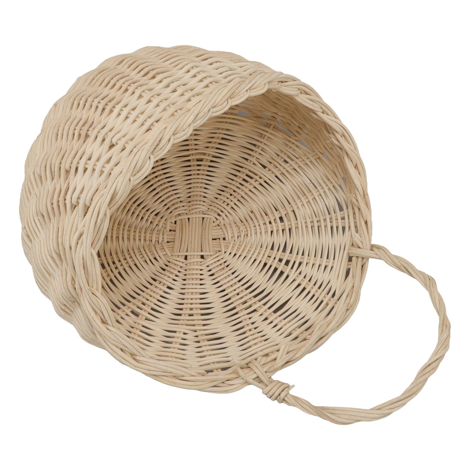 Wall Hanging Rattan Basket Multifunctional Wall Mounted Woven Storage Basket view 7