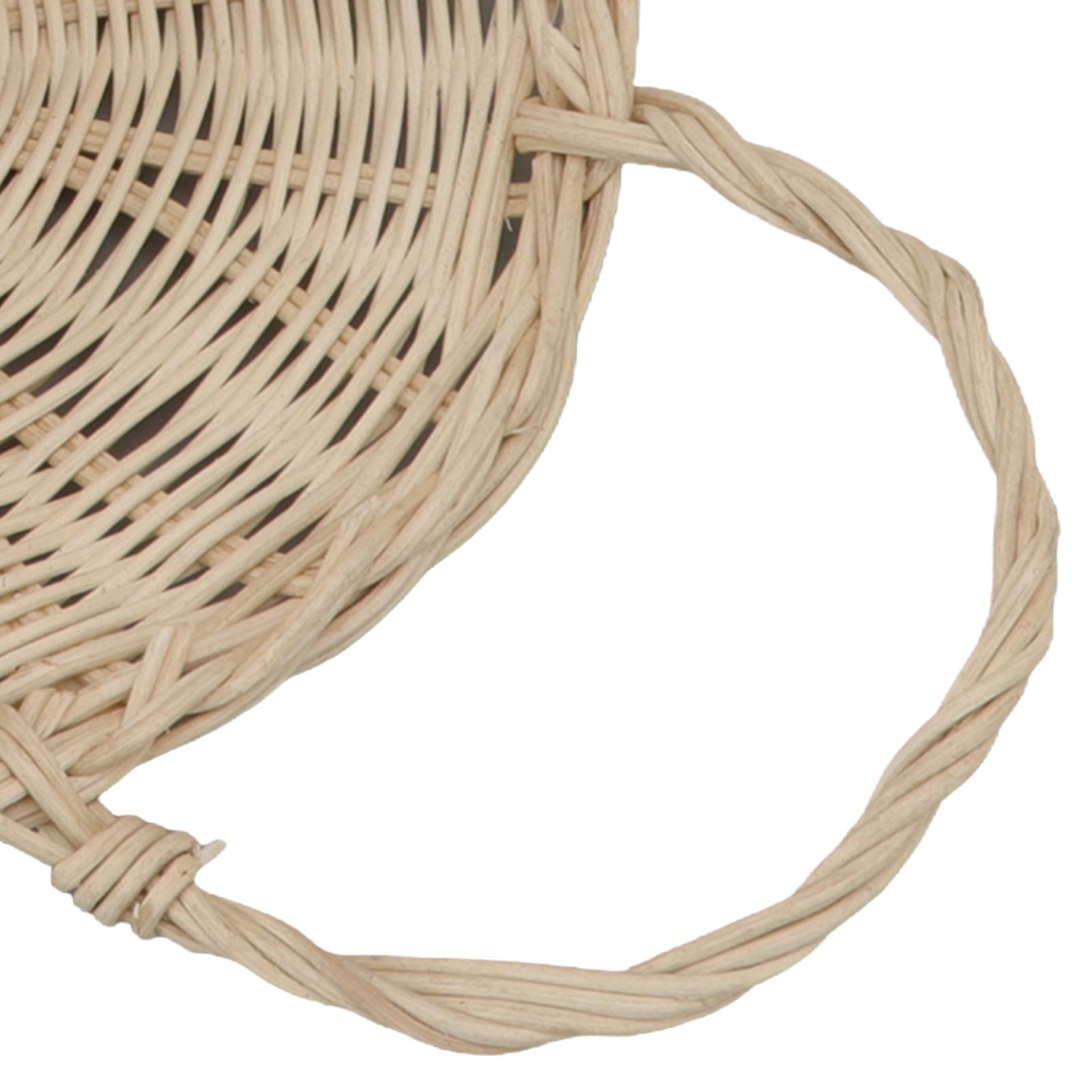 Wall Hanging Rattan Basket Multifunctional Wall Mounted Woven Storage Basket view 15