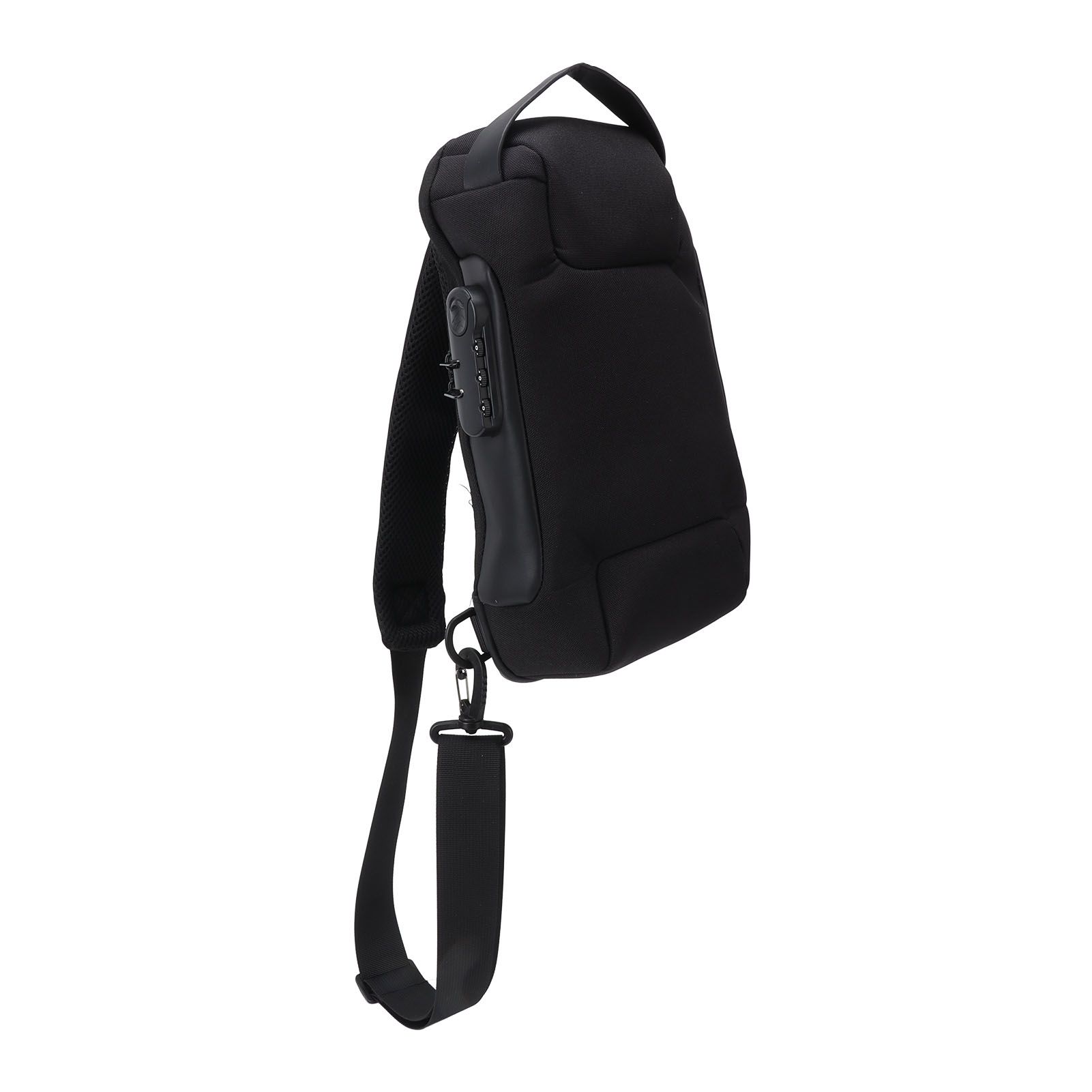 Shoulder Backpack Breathable Large Capacity Lockable Zipper Oxford Cloth view 2
