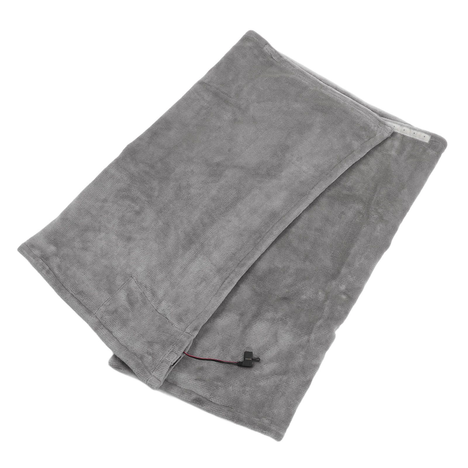 USB Electric Blanket Cozy Soft Portable Temperature Control Machine Washable view 3