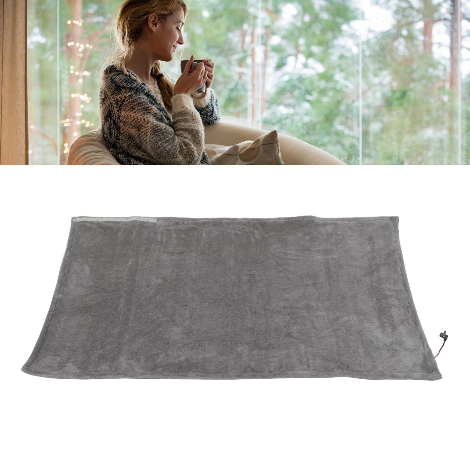 USB Electric Blanket Cozy Soft Portable Temperature Control Machine Washable view 12