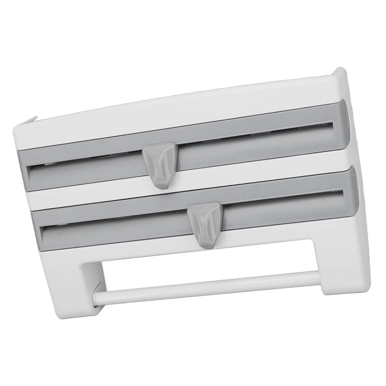 Cling Film Holder Wall Mount Multifunctional Cling Film Cutter with Screws for view 7