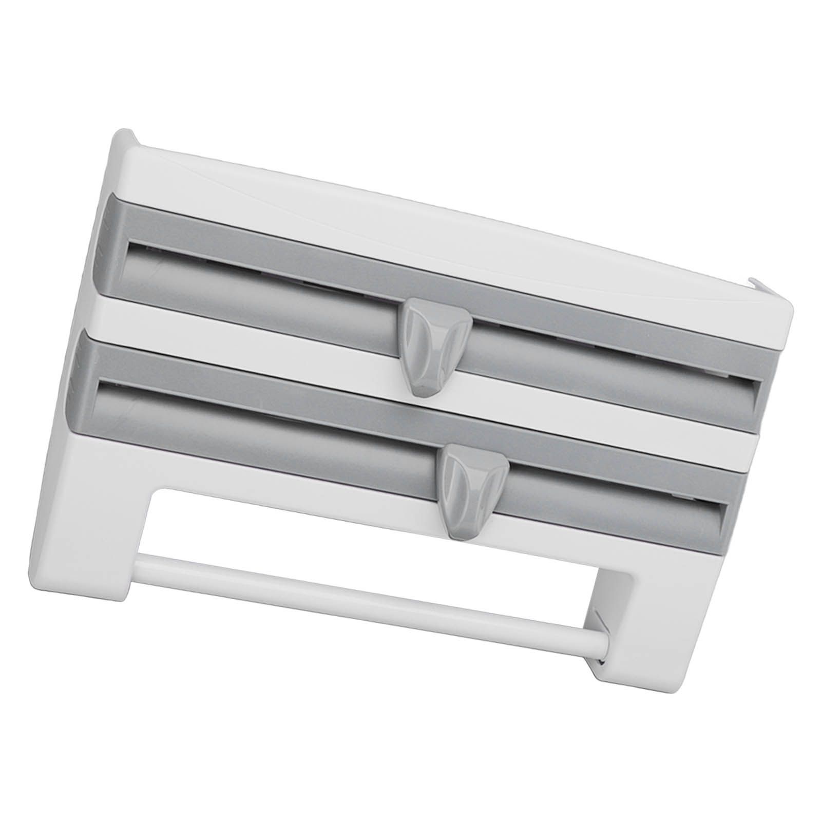 Cling Film Holder Wall Mount Multifunctional Cling Film Cutter with Screws for view 8