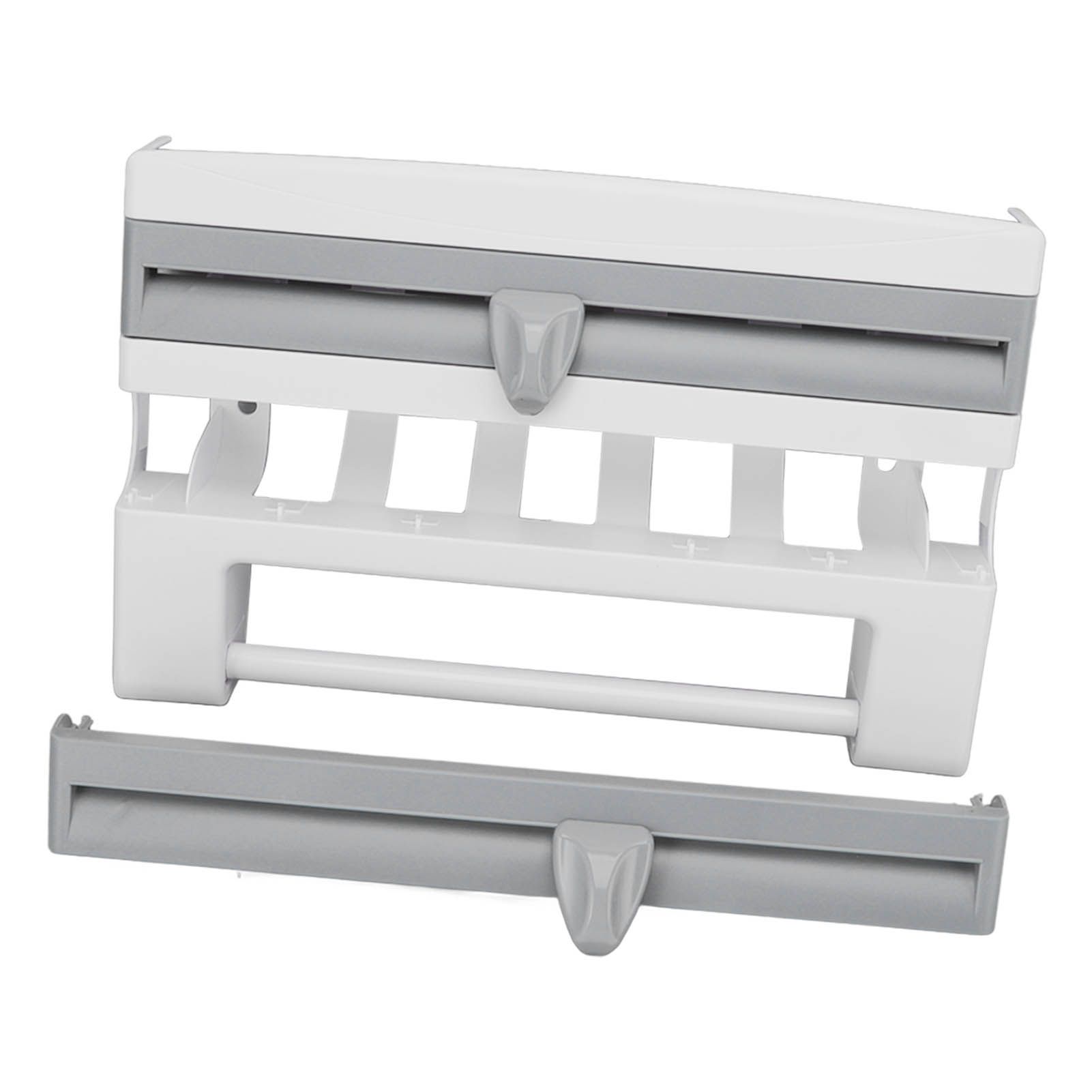 Cling Film Holder Wall Mount Multifunctional Cling Film Cutter with Screws for view 10