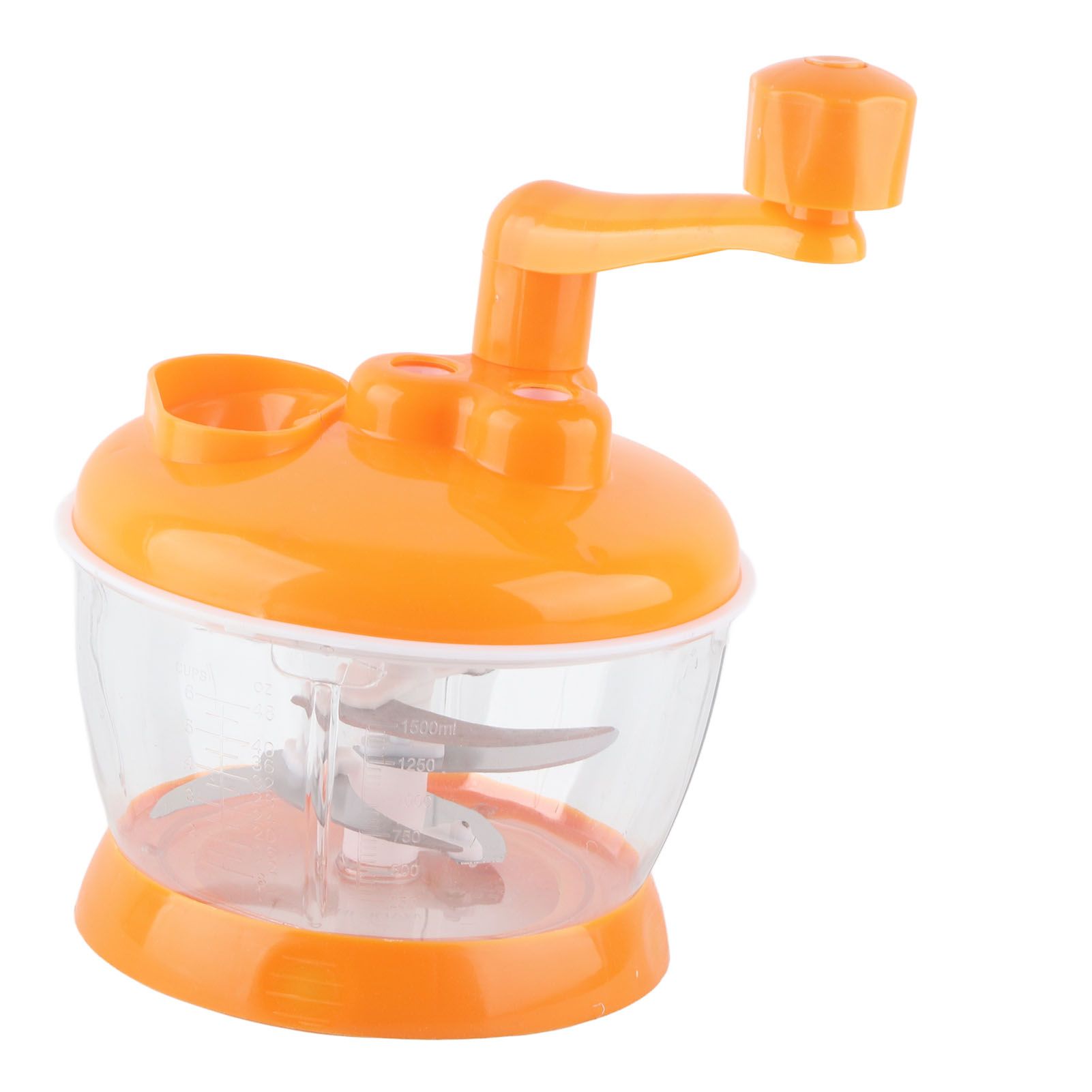 Manual Vegetable Grinder PP Stainless Steel Food Grade Compact Portable Food view 3