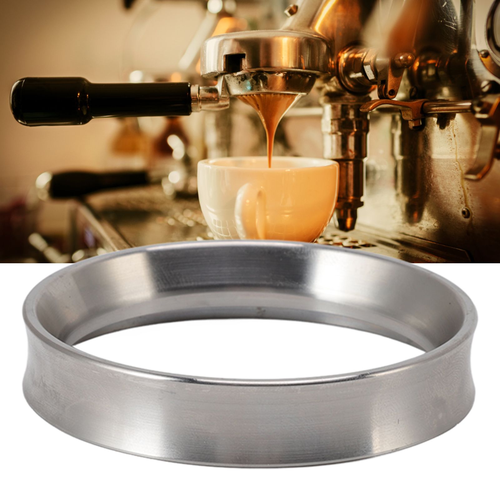 Intelligent Dosing Ring Brewing Bowl Portafilter Magnetic Coffee Powder Dosing view 11