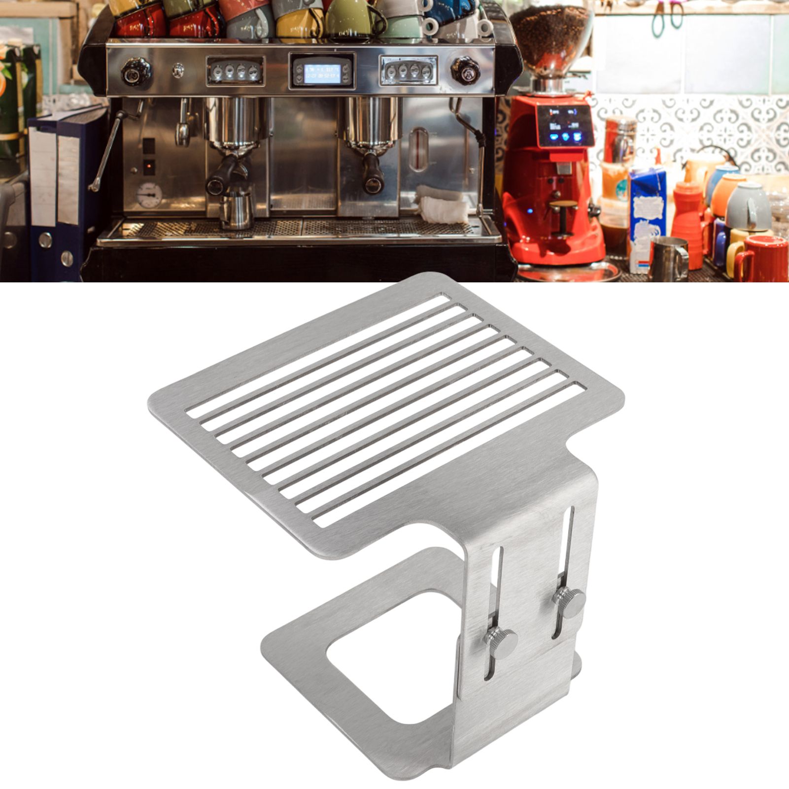 Coffee Machine Scale Rack Stainless Steel Height Adjustable Strong Weighing view 10