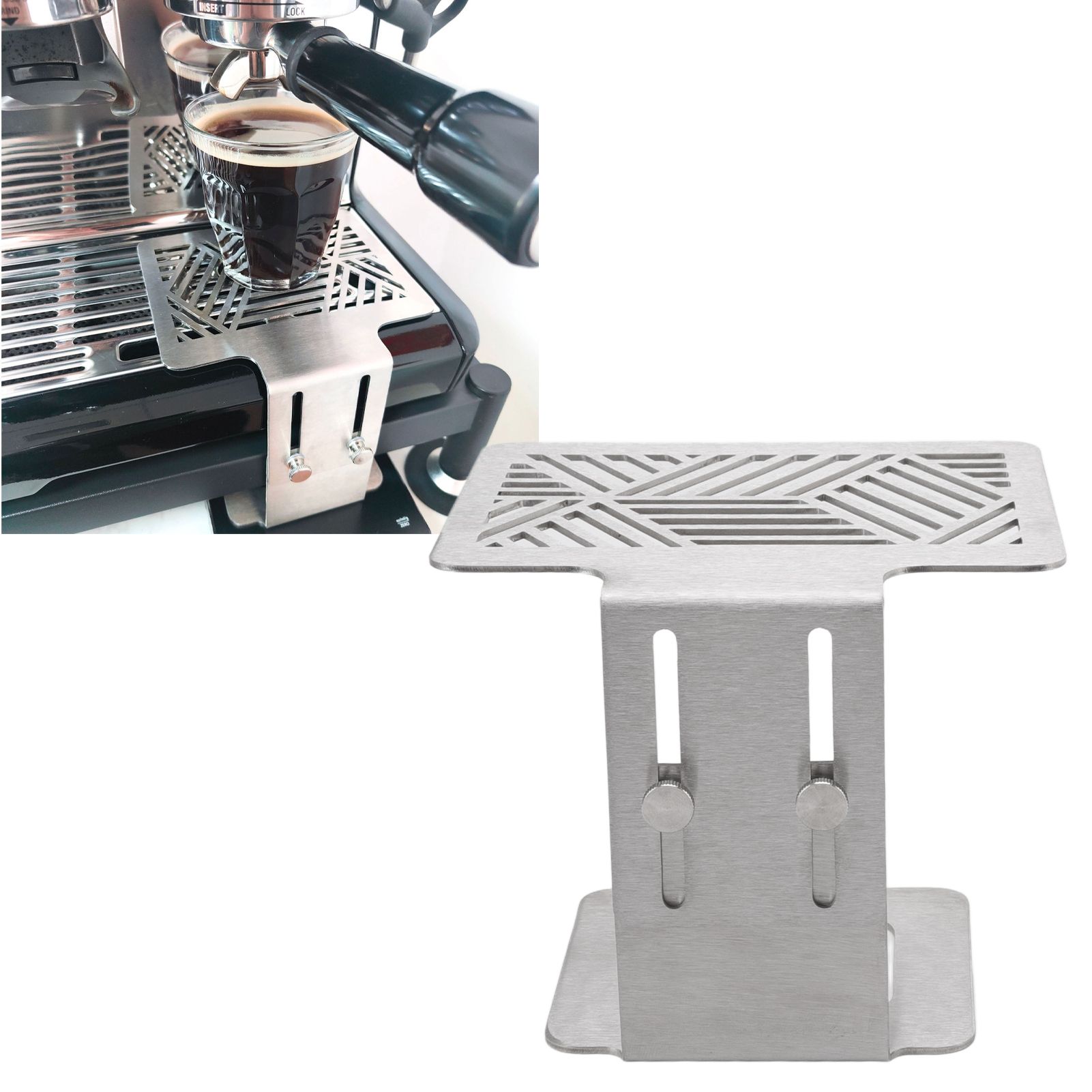 Coffee Machine Electronic Scale Rack 304 Stainless Steel Adjustable Height view 12