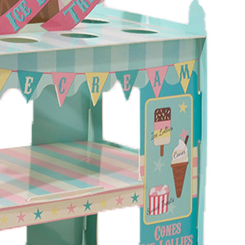 Cartoon Car Cake Stand Dessert Table DIY Disposable Paper Wedding Birthday view 3